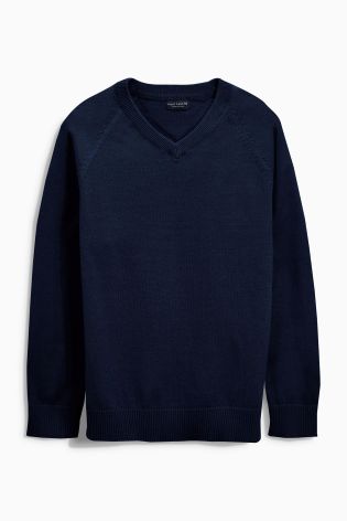 V-Neck Knit Sweater (3-16yrs)